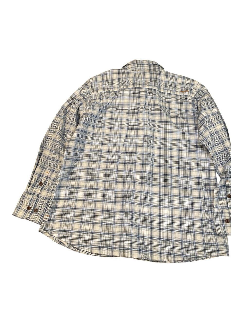Ariat Women's Rebar Blue Plaid Long Sleeve Button-Up Work Shirt XL New with Tags - Picture 3 of 9